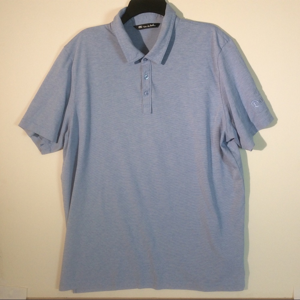 Travis Mathew + Don Julio Tequila Light Blue Golf Polo Shirt Casual Pullover Top